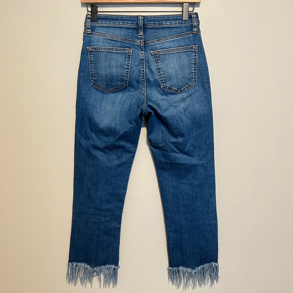 Topshop Moto Dree Frayed Hem Jeans Sz 26 - Picture 4 of 8